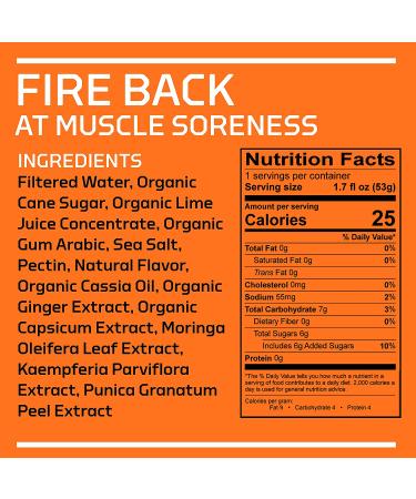 HOTSHOT Sports Shot Muscle Soreness Relief & Recovery  All-Natural Pre Workout  NSF Certified for Sport  Scientifically-Proven Active Ingredients  Gluten-Free  GMO-Free (Peach) (1.7 Fl Oz (Pack of 12) Spicy Peach 1.7 Fl Oz (Pack of 12) - Buy Online on GoSupps.com