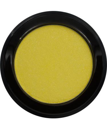 Pure Ziva  Lemon Zest Yellow Gold Shimmering Opaque Pressed Powder Single Vegan Eyeshadow  Talc  Paraben & Cruelty Free