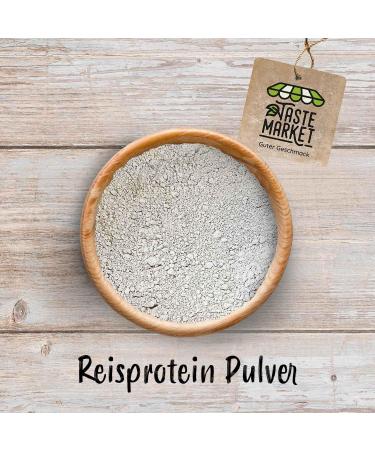  TASTE Guter Geschmack 1 kg of rice protein powder | 86% protein | vegan | plant-based protein powder | protein powder - Buy Online on GoSupps.com