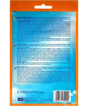 FIGO 5 Heat Pads - XXL Extra Large 13x19 cm | 12 Hours of Comfort | Wellness & Massage Relaxation Product - Buy Online on GoSupps.com