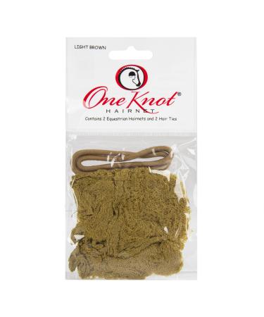 One Knot Hairnet Light Brown