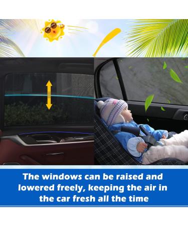 Trusiel UV Protection Sun Visor for Car - Universal Sun Shade for Kids Adults & Pets | Rear Window Sun Protection - Buy Online on GoSupps.com