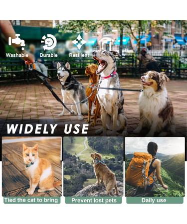 WALLFID Airtag Dog Collar Airtag Cat Collar Silicone Case for GPS Tracking Finder Protective Cover Compatible with Apple Airtag Safety and Anti-lost Pet Accessories (strap width-16.5mm Black-black) Black-black strap width-16.5mm - Buy Online on GoSupps.com