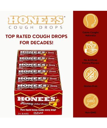 Honees Honey Filled Drops - 9 Lozenges | International Shipping Available - Buy Online on GoSupps.com