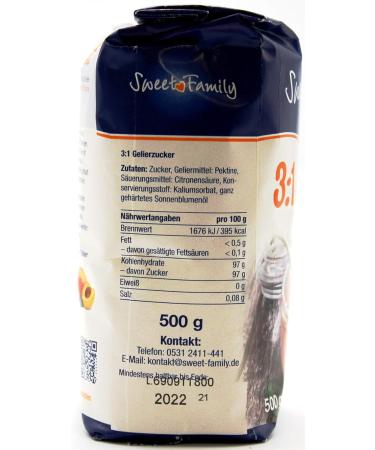 Nordzucker Sweet Family Gelling Sugar 3:1 - Pack of 14 (500g Each) | Ideal for Jams & Preserves - International Shipping Available - Buy Online on GoSupps.com