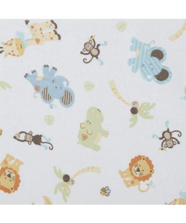 Trend Lab Jungle Friends Flannel Changing Pad Cover - 32x16 Inch - Pack of 1 - Buy Online on GoSupps.com