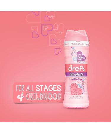 Dreft Blissfuls Laundry Scent Booster Beads for Washer 10 Ounce, Baby Fresh Scent - Pack of 4 - Buy Online on GoSupps.com