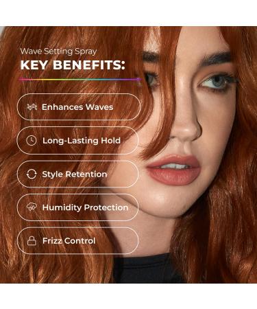 XMONDO Hair Wavetech Wave Setting Spray | Vegan Formula Designed with Waveflex Technology and Styling Polymers for Enhanced Waves Texture Pro-Vitamin B5 to Combat Breakage and Frizz Control 4 Fl Oz Wavetech Wave Setting Spray Max Hold - Buy Online on GoSupps.com