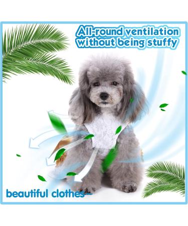 Petcute Dog Dress - Elegant Flower Tutu Skirt & Bowknot Clothing for Little Dogs | Summer Wedding Puppy Outfits - Buy Online on GoSupps.com