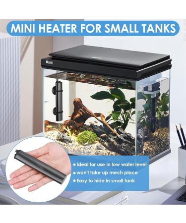 Buy Hygger 75W Mini Aquarium Heater with Digital Display - Ideal for Betta & Turtles Up to 60L Freshwater Tanks - Buy Online on GoSupps.com