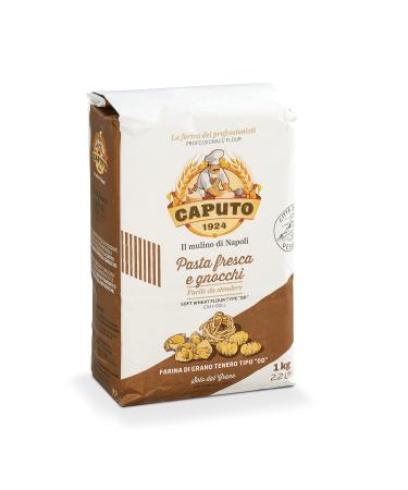 Farina Molino Caputo Pasta Fresca & Gnocchi Napoli Flour 0 - 1 kg | Premium Italian Flour - 6 Pieces - International Shipping Available - Buy Online on GoSupps.com