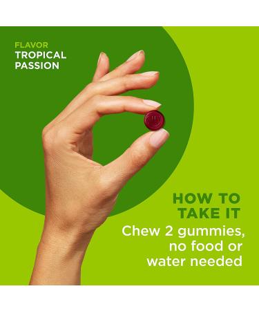 Olly Daily Energy Gummies with B12 & CoQ10 - Tropical Passion - 60 Count - Buy Online on GoSupps.com