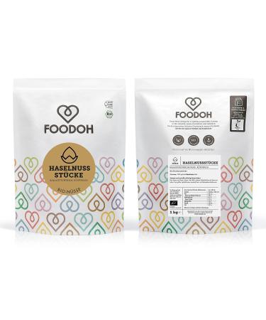 Buy Organic Roasted Chopped Hazelnuts 1kg | No Additives | Plastic-Free Packaging - International Shipping Available - Buy Online on GoSupps.com