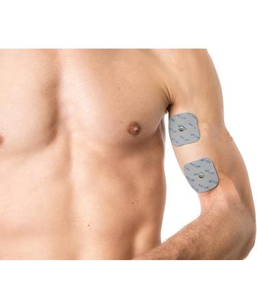 Axion 8 Series Mix-Set EMS Electrodes for Compex | Muscle Stimulation Electrode Pads | Certified Medical Device with 3.75 cm SNAP Push Button - Buy Online on GoSupps.com