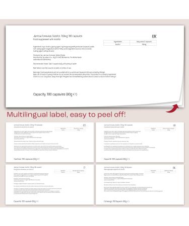 Jarrow Formulas Inositol 750mg High Dose - 100 Vegan Capsules | Lab Tested, Gluten Free, Non-GMO - Buy Online on GoSupps.com