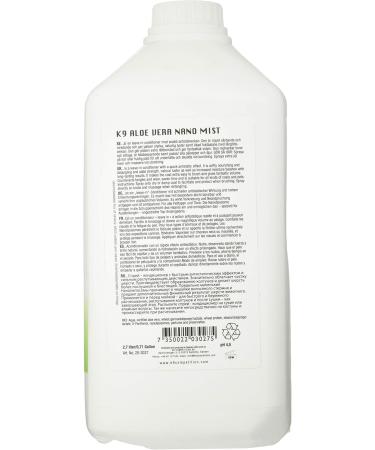 Competition Engineering K9 Nano Mist Aloe Vera for Dogs - 2.7L | Soothing Hydrating Pet Care | International Shipping Available - Buy Online on GoSupps.com