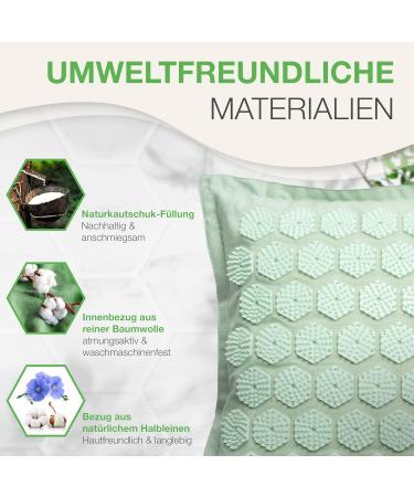 Backlaxx Acupressure Pillow - Neck & Back Relief for Tension Headaches & Migraines - White Glacier Color - Buy Online on GoSupps.com