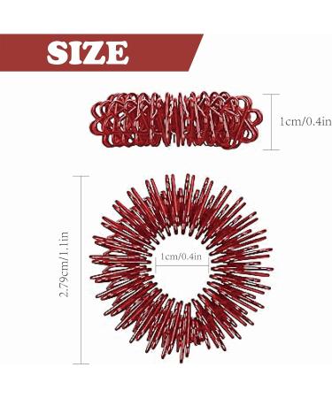 Khiry 20-Part Cordless Rings Set | Finger Massage & Acupressure Rings for Stress Relief & Blood Circulation - Buy Online on GoSupps.com