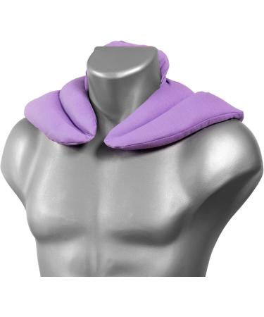 Neck Pillow with Stand-Up Collar - Lilac 2-in-1 Heat & Cold Spelt Pillow for Ultimate Comfort | International Shipping - Buy Online on GoSupps.com