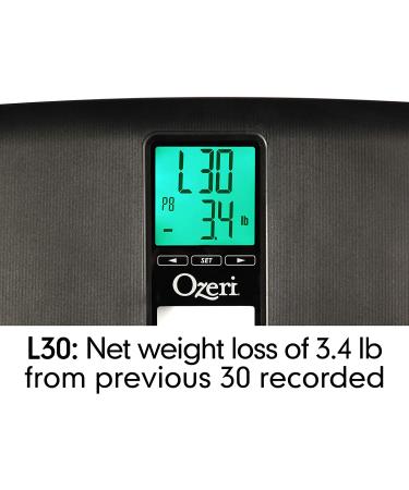 Ozeri WeightMaster II 440 lbs Digital Bath Scale with BMI and Weight Change Detection in Black - Buy Now! - Buy Online on GoSupps.com
