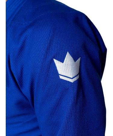 KINGZ Youth Lightweight BJJ Gi - The One Blue M4 | 400gsm Pearl Weave | IBJJF Legal for Boys & Girls - Buy Online on GoSupps.com