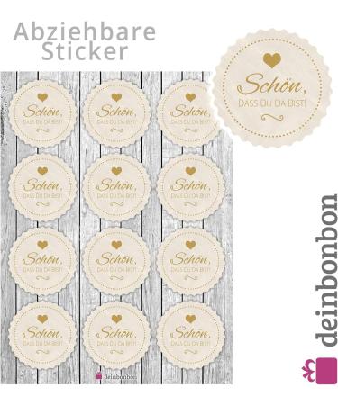  Utiful DeinBonbon - Pack of 20 mini favor boxes - For weddings birthdays baptisms and communions - Cream fruit gum - Hearts - Buy Online on GoSupps.com