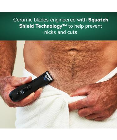 Dr. Squatch Groin Guardian Electric Trimmer - Cordless Body Hair Trimmer with Squatch-Shield Technology & LED Light | Premium Grooming for Men - Buy Online on GoSupps.com