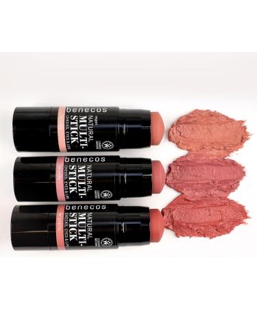 cosmondial Co KG benecos Natural cosmetics Natural 3in1 multistick be pinky for cheeks eyes and lips - Buy Online on GoSupps.com