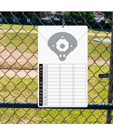 Eersida Baseball Coaches Clipboard & 24 Pack Softball Lineup Cards Dry Erase Coach Board Referee Marker Boards Cards for Gift - Buy Online on GoSupps.com