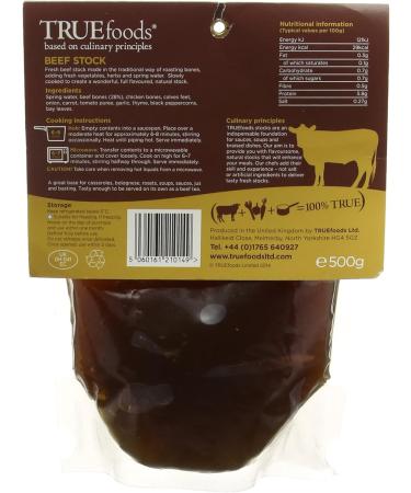 True Foods Beef Stock 500g - Buy Online on GoSupps.com