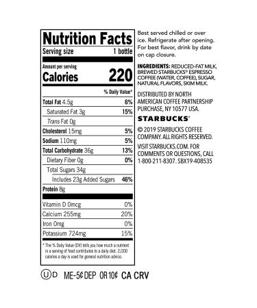 Starbucks Iced Espresso Vanilla Latte 14oz Bottles (8 Pack) - Buy Online - Buy Online on GoSupps.com
