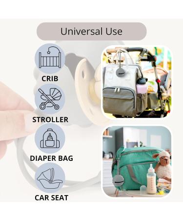 Happydoo 2 Pacifier Box - BPA Free Pacifier Storage for On-the-Go - Baby Accessories in Orange & Gray - Buy Online on GoSupps.com
