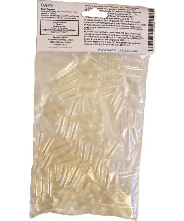 Size 0 Empty Capsules - Pack of 200 | High-Quality Gelatin Capsules - Buy Online on GoSupps.com