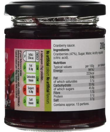 Morrisons Cranberry Sauce 200g - Buy Online on GoSupps.com