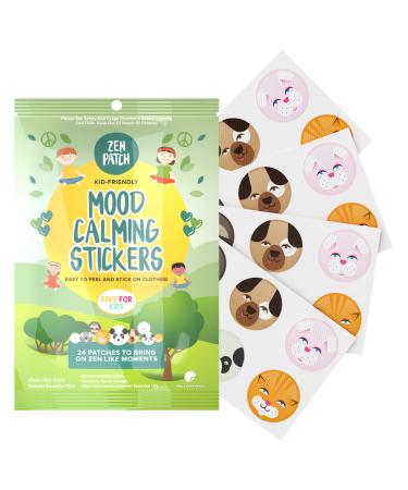 BuzzPatch ZenPatch Mood Calming Stickers for Kids and Adults (24 Pack) The Natural Patch - All Natural Chemical and Drug Free Mood Support for Relaxation Calm and Emotion Regulation