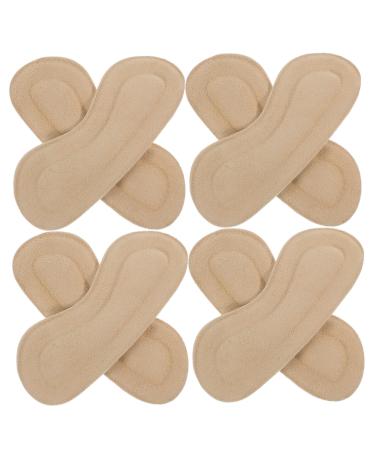 4 Pairs Anti Drop Heel Sticker High Heel Grips Make Shoes Tighter Ball of Foot Cushions Heel Cushion Liners Heel Pads for Shoes Metatarsal Pads Shoe Inserts Filler 4d Women's Shoes As Shown 10.10X3.60X0.30CM