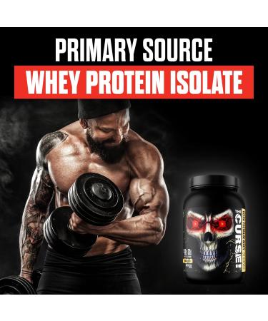 JNX SPORTS The Curse! Ultra Premium Whey Protein Powder Vanilla Bean 2lb | 25g Protein Per Serve Primary Source Whey Isolate Vanilla 2 Pound (Pack of 1) - Buy Online on GoSupps.com
