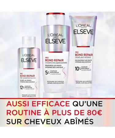 L Or al Paris - SOS Repairing Pre-Shampoo for Damaged & Over-Stressed Hair - Citric Acid Complex - Hair Care Protocol - Elseve Pro Bond Repair - 200 ml - Buy Online on GoSupps.com