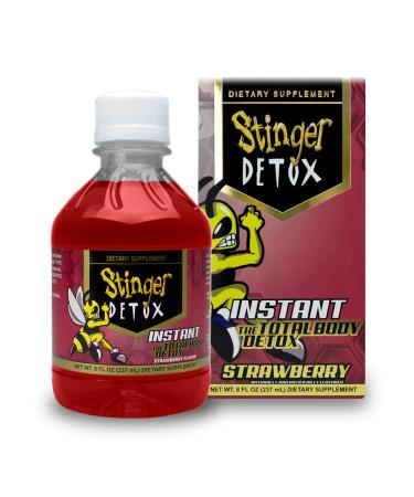 Stinger Detox Instant Detox Regular Strength Drink - Strawberry Flavor - 8 FL OZ