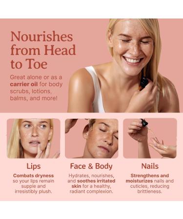 Apricot Kernel Oil - 120ml 100% Pure Cold-Pressed Unrefined Organic Additive-Free Rich in Antioxidants - Natural Moisturizer for Hair Face Body Nails Stretch Marks by Bella Terra Oils - Buy Online on GoSupps.com