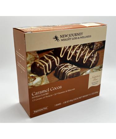Caramel Cococa Bar - New Journey Weight Loss & Wellness - High Protein Meal Replacement Nutrition Bar (7 bars/box)