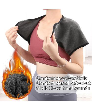 Warm Thin Heated Scarf Collar | 360 Neck Heating Pillow | Washable Velvet Neck Warmer | All-Year Relaxation in Dark Gray XL - Buy Online on GoSupps.com