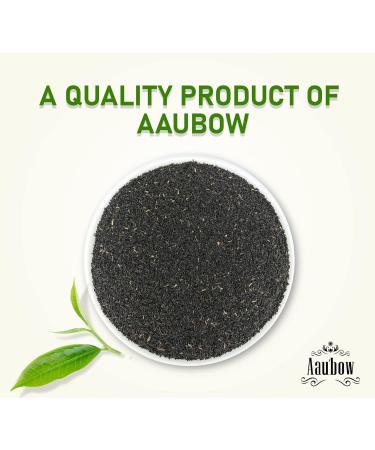 Aaubow English Breakfast Black Tea Leaves Dark Flavourful Aromatic Dark Loose Leaf| Finest Ceylon Loose Leaf 50g Resealable Pouch Brew 25 Cups Hot Iced Tea FBOP Special Long Leaf - Buy Online on GoSupps.com
