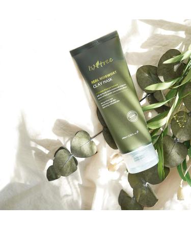 Isntree Real Mugwort Clay Mask - Soothing Hydrating & Detoxifying Face Mask for All Skin Types - Buy Now | Fast International Shipping - Buy Online on GoSupps.com