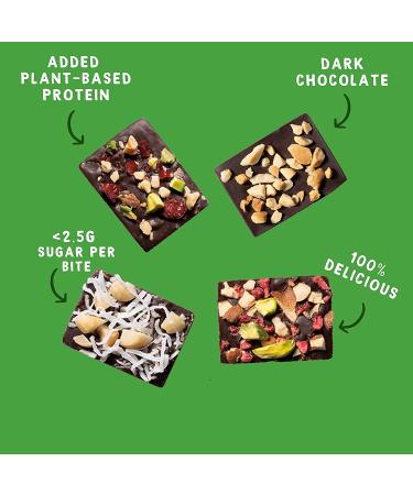JOJO's Dark Chocolate Hemp Bites - Plant Based Protein, Low Sugar, Vegan Snack - Variety Pack 3.9oz (4 Count) - Buy Online on GoSupps.com
