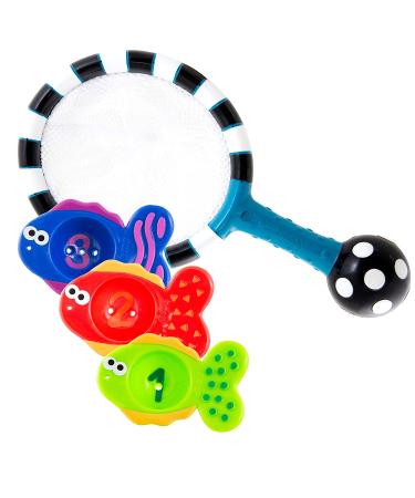 Sassy Developmental Bath Toy - Catch N Count Net Set for 6+ Months | 4 Pieces - Buy Online on GoSupps.com