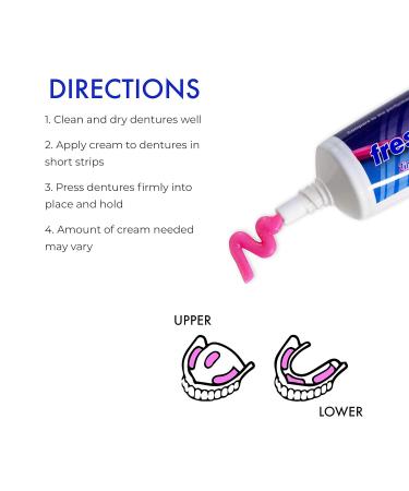 Buy 6 Tubes of Freshmint 2 oz. Zinc-Free Denture Adhesive with Natural Beeswax - Fast International Shipping - Buy Online on GoSupps.com