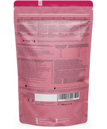 Vegan Protein Powder Strawberry Cream 1kg - 83% Plant-Based Protein Lactose-Free Vegan Shake - Nutri + Vegetable Protein - Buy Online on GoSupps.com