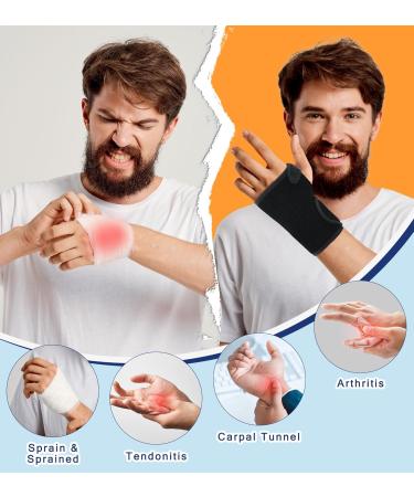 HiRui Wrist Brace with Splint for Carpal Tunnel Relief - Adjustable Support for Men & Women Day & Night Pain Relief Left Hand One Size - Buy Online on GoSupps.com