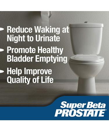 Super Beta Prostate Supplement for Men - Reduce Bathroom Trips Day & Night | Promote Sleep and Healthy Prostate - 180ct (3 Bottles) - Buy Online on GoSupps.com